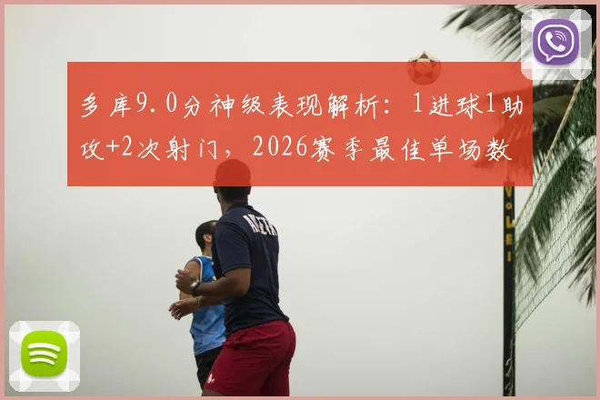 多库9.0分神级表现解析：1进球1助攻+2次射门，2026赛季最佳单场数据解读
